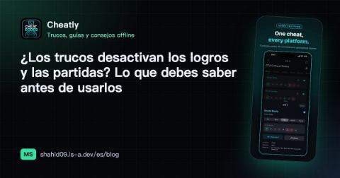 ¿Los trucos desactivan los logros y las partidas? Lo que debes saber antes de usarlos