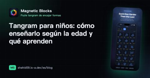 Tangram para niños: cómo enseñarlo según la edad y qué aprenden