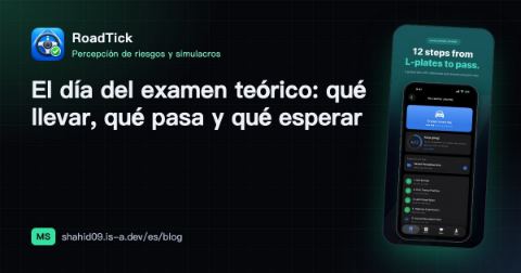 El día del examen teórico: qué llevar, qué pasa y qué esperar